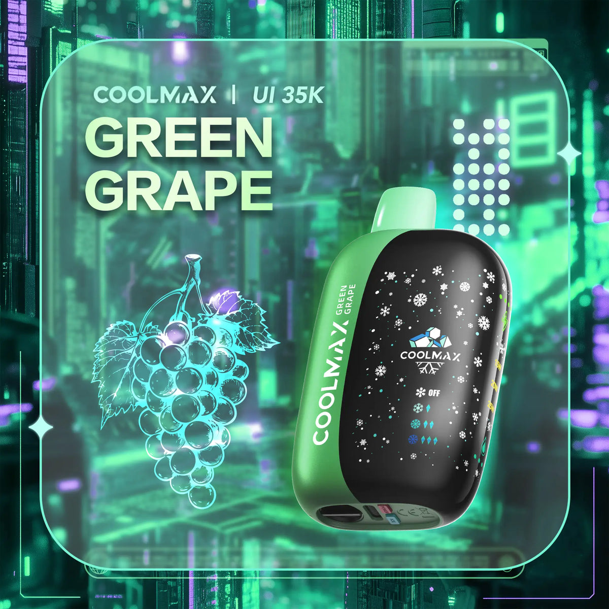 COOLMAX UI 35K - Green Grape